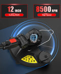 Cordless 12 Inch 3 In 1 String Trimmer Weed Eater Tool Only Red Workhorse With 8500 RPM Upgraded Motor for M18 18V System
