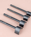 V Shape Leather Cutter Punch Set Four Size Leather Punch Kit With 20mm 25mm 30mm 35mm Holes For Belts Wallets Bags And Watch Straps