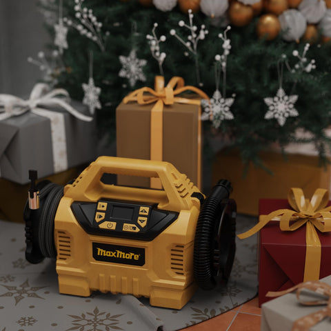 Cordless Tire Inflator Deflator With 160 PSI High Pressure Digital Gauge Auto Shut Off LED Light by presents
