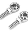 2Pcs CmR-8 Rod End Ball Bearing Kit, 1/2 In Bore 1/2-20 RH Male Thread Stainless Steel, heavy duty universal replacement parts.