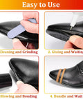 Steps to use Transparent Shoe Glue For Repairs High Strength Polyurethane Adhesive For Shoes Boots Leather And More Waterproof.
