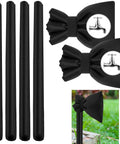 6 Pack 13 Feet Outdoor Pipe Cover Kit For Winter With Faucet Covers And Three Quarter Inch Water Pipe Insulation Backflow Preventer