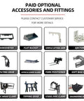 Various accessories and fittings for 3300 To 6000 Lb Electric Stacker Forklift For Warehouses Powering Logistics With Battery Operated Material Handling Lift Truck Storage Centers Smooth And Efficient Performance.