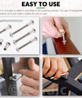 25 Pc M6 X 75mm Socket Cap Bolts And Barrel Nuts Kit With Hex Wrench Silver Binding Screws; assembly examples for furniture