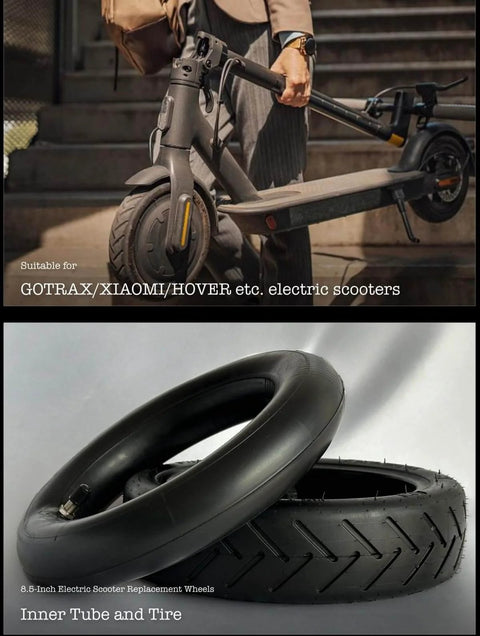 Thicker 8.5x2 Scooter Inner Tube Replacement For 8.5 Inch Wheels Fits Xiaomi M365 Gotrax Gxl V2 And Other Popular 8.5 Inch Scooters