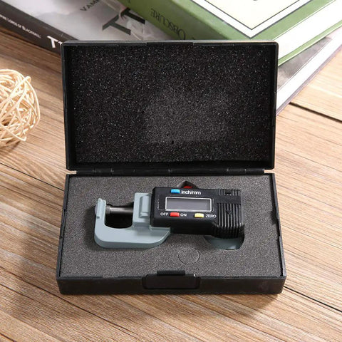 Built Tough Digital Thickness Gauge With Huge Backlit LCD Screen And Spot On Accuracy Plus Instant Zero Reset Smooth Reading Tool Nailed It For Jewelry Pearls And Fast Shop Floor Checks