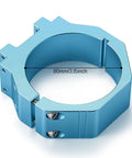 80mm Diameter Aluminum Spindle Motor Holder Mount for CNC Router Water Cooled Spindle Heavy Duty Upgrade blue aluminum holder