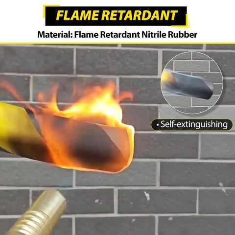 Hella Durable Foam Wall Corner Guards 197 Inches Yellow Black Stripes Heavy Duty Impact Resistant Pads With Super Strong Self Stick Tape For Garage Workshop Safety burning in display of flame retardant nitrile rubber