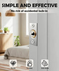 Two Pack Adjustable Ball Door Catches for Internal and Closet Doors, Near Silent Close Latch Hardware on bedroom door