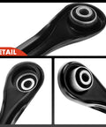 Two Beefed Up Rear Forward Lower Control Arms With Premium Rubber Bushings For Ford Escape 2013 2014 2015 2016 2017 2018 Driver Side And Passenger Side Replacement Set, close-up detail view.