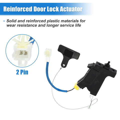 Fuel Door Lock Actuator 81590-3S000 For Hyundai Sonata 2009-2014 And Hybrid 2011-2015, 2-pin cable, reinforced plastic