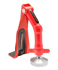 Red Portable Door Lock Brace For Inswinging Doors With 3Mm Clearance Industrial Strength Security Barrier For Home Safety.