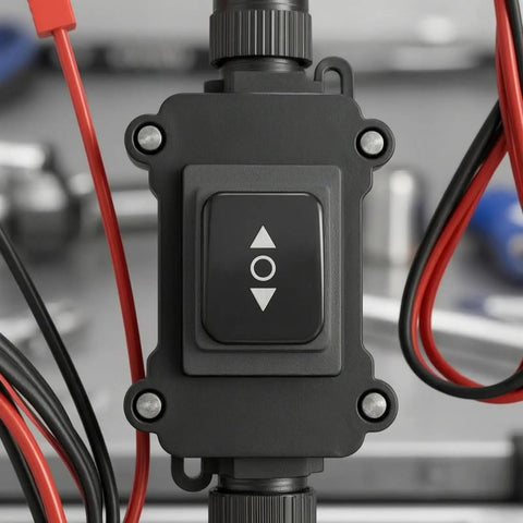 Top-Tier MotiveTech Vehicle Component Tester Set With Insulated Clips, Inline Switch, And Circuit Protector for diagnostics, featuring detailed inline switch.