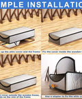 Step-by-step installation of Attic Stairs Insulation Cover Kit For Pull Down Attic Door In Garage 25 By 54 By 11 Inches