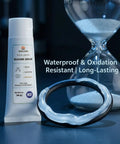 Food Grade Silicone Grease 4oz Twin Pack NSF Approved Waterproof lubricant tube with O-ring and hourglass