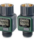 Heavy Duty Garden Hose Water Flow Meter With Brass Inlet And Metal Thread High Accuracy IPX6 Waterproof Ideal For Outdoor Watering RV Tank Fill Lawn Sprinkler Nozzle Sprayer 1 Pack