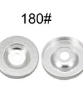 56mm Cup Grinding Wheel With 10mm Bore For Quick Concrete Trimming And Metalworking Shows High Efficiency Abrasive Disc Emery Milling Cutter That Lasts A Long Time, showing top and side views.