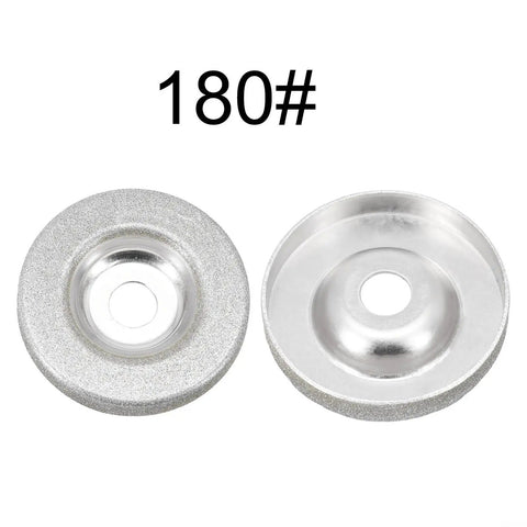56mm Cup Grinding Wheel With 10mm Bore For Quick Concrete Trimming And Metalworking Shows High Efficiency Abrasive Disc Emery Milling Cutter That Lasts A Long Time, showing top and side views.