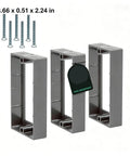 Three Quarter Inch Single Gang Outlet Box Extender Ul Listed Flame Retardant Electrical Spacer with screws for quick installation.