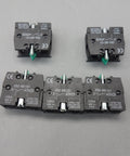 Ten Pack Snap In Momentary Push Button Switch Contact Block With Screw Clamp Terminals for Industrial Control Panels and Machine Shops, showing multiple blocks.