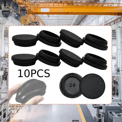 10 Pack Silicone Hole Plugs For Furniture And Plumbing Installations, Snap Closure, Waterproof Seal, Thickened Silicone