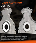 Beefed-Up Rear Main Seal Cover And Gasket Bolts Kit For GM LS V8 Engines 4.8L 5.3L 5.7L 6.0L 6.2L 1997 To 2013 aluminum housing