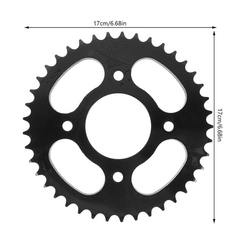 Durable Off Road Motorcycle Rear Sprocket Teeth Steel Protective Chain Gear With Precise Internal Hole Pitch Heavy Duty Replacement For Modifications And Repairs