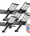 30000W Solar Street Lights Outdoor with remote control, multiple LEDs, IP67 rated for outdoor use, solar panel design.