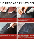 Step-by-step instructions for using Hardcore Pro Tire Repair Glue For Fast Emergency Flat Repairs And Worn Sidewall Cracks Durable All Weather Road Ready Auto Rubber Sealant Gotta Have Solution.