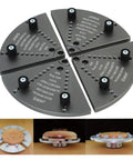 Beefy 10 Inch Flat Lathe Chuck Jaws for Woodturning Bowls, aluminum jaws set for versatile clamping and polishing