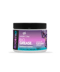 Image of a 4 oz tub labeled Bio Grease, plant-based for suspension and bearings, made in USA.