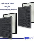 Replacement Filter Set For Alexapure Breeze Air Purifier AP B102 Two Pack H13 HEPA And Activated Carbon Filters in packaging