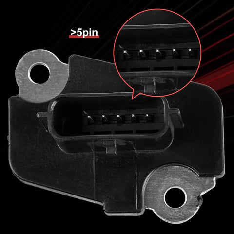Plug And Play MAF Sensor Replacement 22680 7S000 with 5 pins, compatible with Nissan Altima, Rogue, Frontier, Murano, Infiniti models