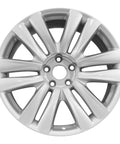Freshly Redressed 20 Inch Oem Wheel For Tesla Model X 2016 2017 Rear Helix Style Sturdy Aluminum Alloy Rim view from front.