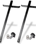 Solid Rip Fence Guide Kit That Upgrades DeWalt Circular Saws and Grips Firmly to Standard Guide Rails with metal guides and mounting hardware.