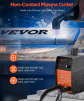Pro Spec 50 Amp Plasma Cutter With Non-Touch Pilot Arc Torch, Dual Voltage 110V And 220V IGBT Inverter cutting through metal.
