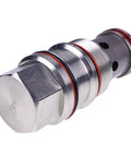 HOLDWELL CKIBXCN hydraulic control check valve, metallic body with red O-rings, Sun Hydraulics compatible