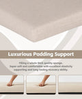 Close-up of Cozy Outdoor Chair Cushions Set Of 4, 20 by 20 inches square seat pads with lush 30D foam and all-weather fabric.