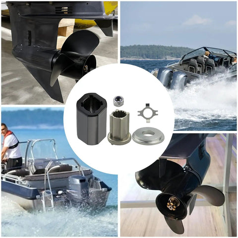 Prop Hub Kit for Mercruiser Alpha One and Bravo One Drives Replacement 835257Q1 835257K1 Hub Assembly for Mercury