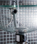 Glass sink with Hair Catcher Drain Protectors Bundle For Bathtubs And Sinks Keeps Drains Flowing Smoothly Clog Free No Mess