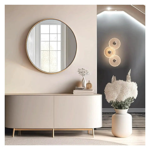LMAPLUMP Wall Lamp Wall Sconce Modern Artistic Luxury Iron Textured Ripple Glass Light 3-Light Cluster LED for Living Room Hotel Decor in elegant interior design.