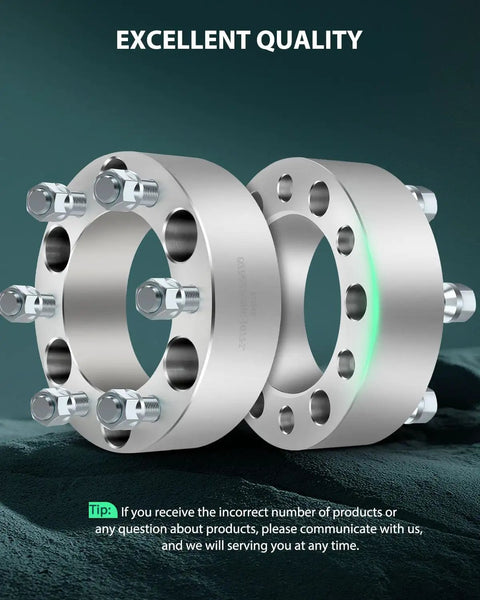 2 Inch 4 Pack 5x4.75 Wheel Spacers With 12x1.5 Studs 87.1mm Bore No Hubcentric For Chevy Blazer Camaro