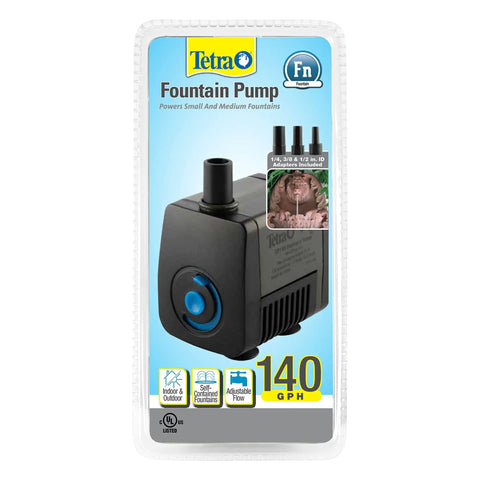 Statuary Pond Pump For Indoor And Outdoor Fountains With Adjustable Flow Submersible Magnetic Drive Includes 1/4 3/8 1/2 Inch Adapters