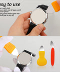 Watch Back Case Opener Set 3 Piece With 3 Styles Watch Back Remover Tools For Battery Replacement And Repair Kit Great For Both Beginners And Pros