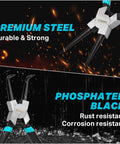 All In One Snap Ring Pliers Set, 7 Inch Internal External Circlip Pliers, black phosphated coating, rust and corrosion resistant
