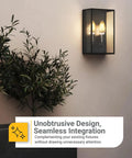 Outdoor light fixture with 10 Pack Dusk To Dawn LED B11 Filament Candelabra Bulbs For Porch Lighting With E12 Base, 500 Lumens, 5W