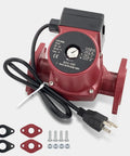 Three Speed Circulator Pump For Hot Water Hydronic Heating, One Twelfth Hp Flow Control Valve, includes gaskets and screws.