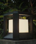 Outdoor Post Lights For Deck Fence And Yard With Hard Wired 120V 20W 3000K LED Pillar Lights Waterproof ETL Listed Modern Exterior Lighting