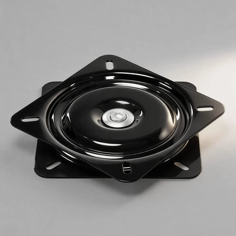 2 Pack 7 Inch Bar Stool Swivel Plate Replacement For 360 Degree Rotation, 2.5mm Solid Steel Turntable with Square Top