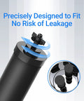 Gravity Water Filter Replacement For Berkey BB9-2 Compatible Systems Black Carbon Filters shown with sealing mechanism